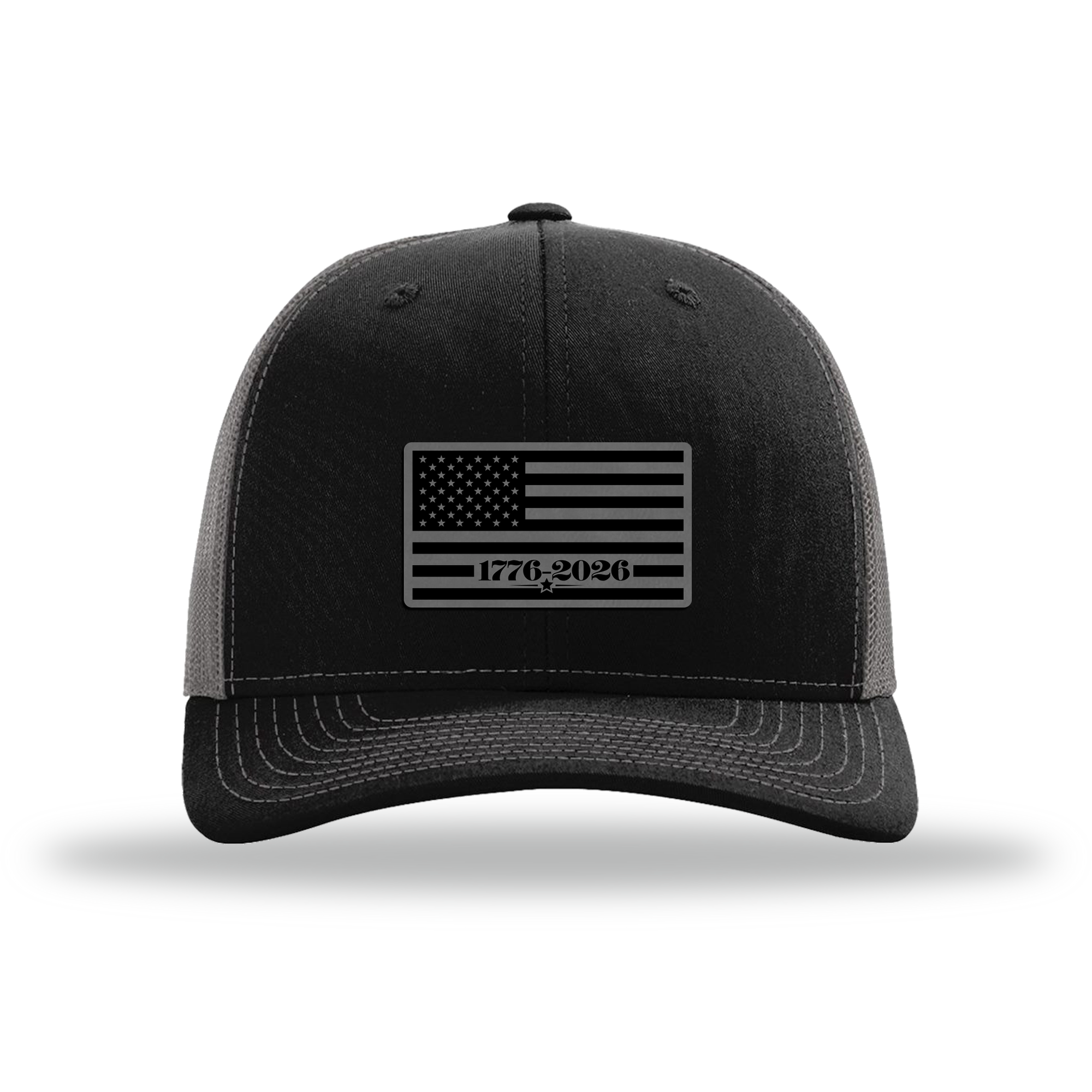 250 Flag | Richardson 112 Leather Patch Hat