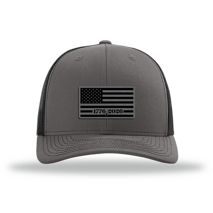 250 Flag | Richardson 112 Leather Patch Hat