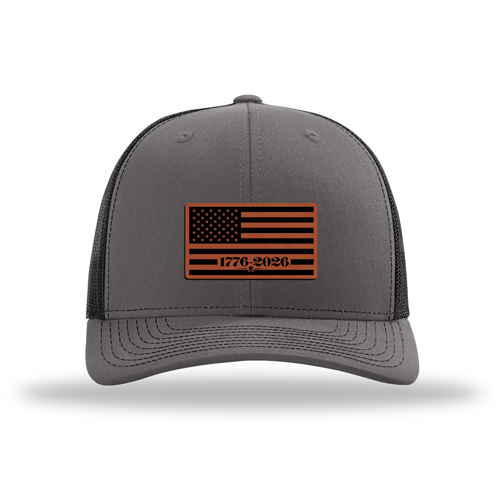 250 Flag | Richardson 112 Leather Patch Hat