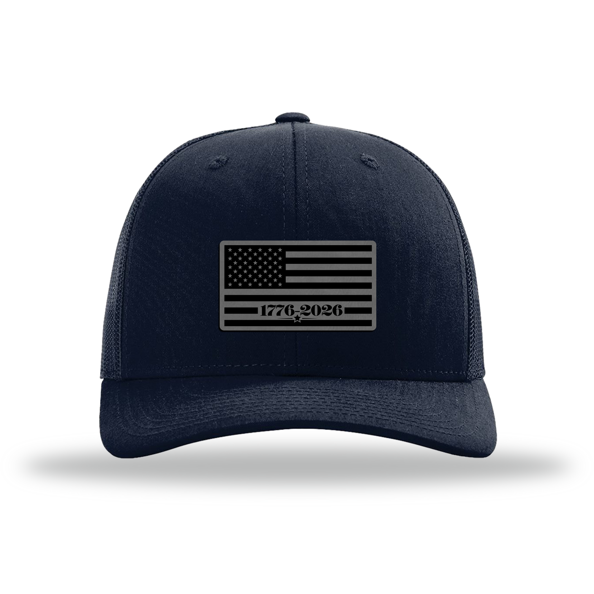 250 Flag | Richardson 112 Leather Patch Hat