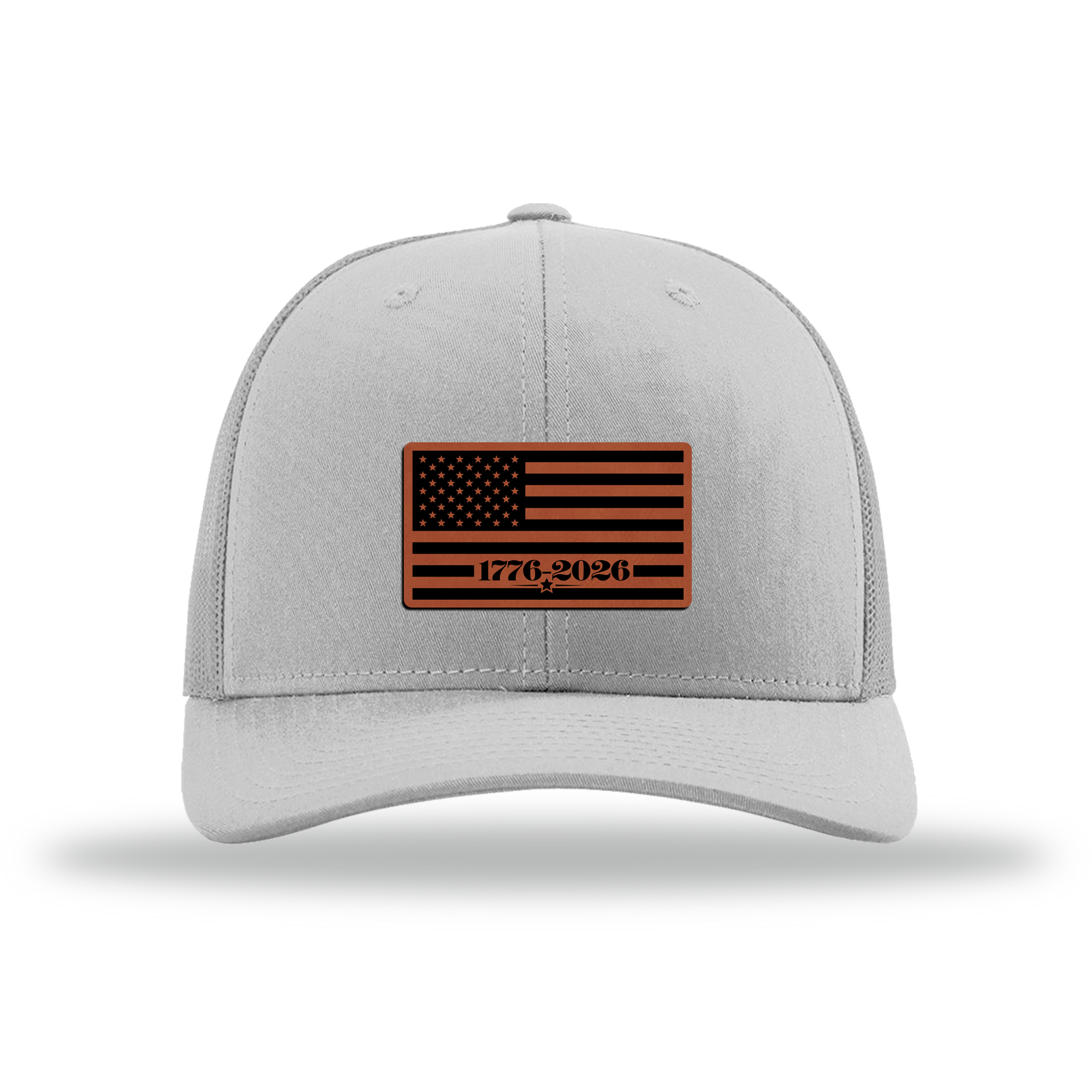 250 Flag | Richardson 112 Leather Patch Hat