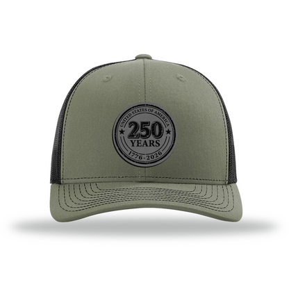 250 Years | Richardson 112 Leather Patch Hat