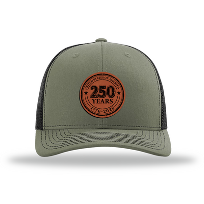250 Years | Richardson 112 Leather Patch Hat