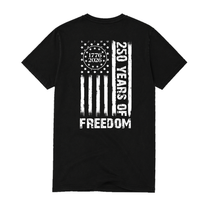 Freedom Flag, Adult Unisex Short Sleeve Tee