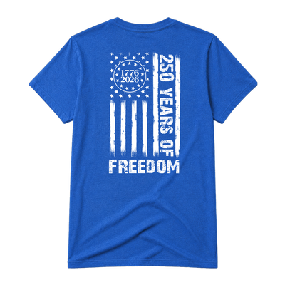 Freedom Flag, Adult Unisex Short Sleeve Tee
