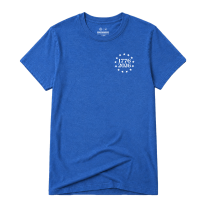 Freedom Flag, Adult Unisex Short Sleeve Tee