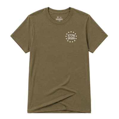 Freedom Flag, Adult Unisex Short Sleeve Tee
