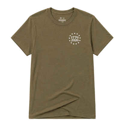 Freedom Flag, Adult Unisex Short Sleeve Tee
