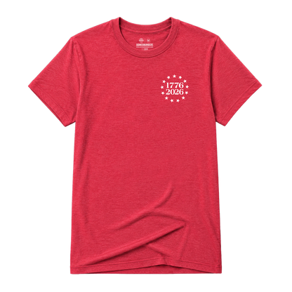 Freedom Flag, Adult Unisex Short Sleeve Tee