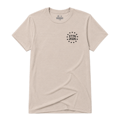 Freedom Flag, Adult Unisex Short Sleeve Tee