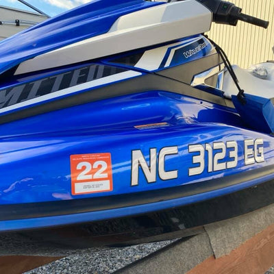 Yamaha Waverunner Domed Registration