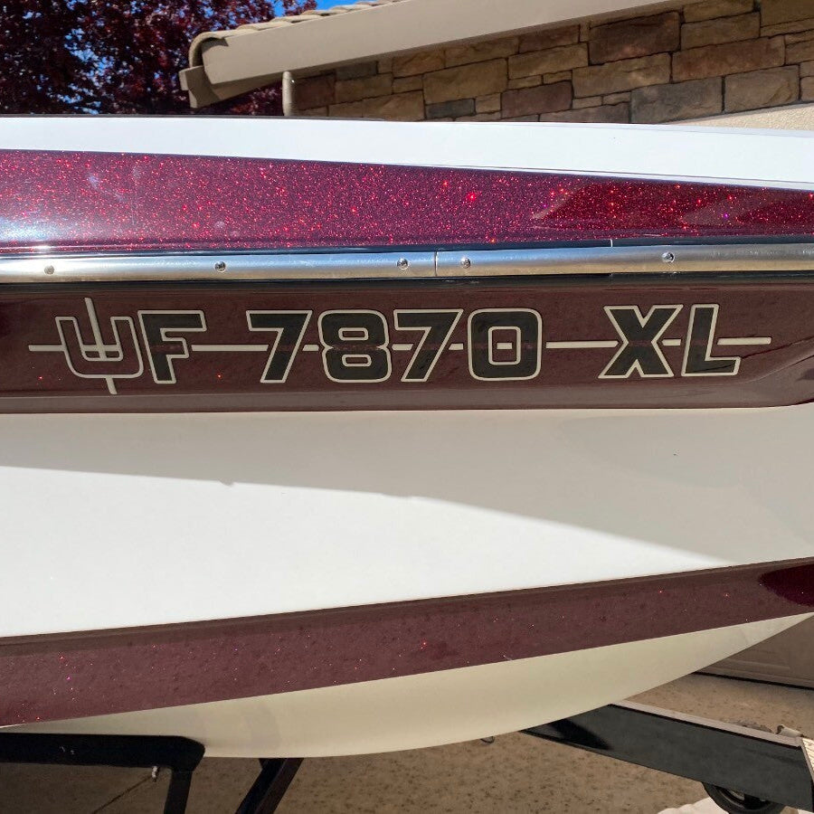 2017-2019 Axis Domed Registration, Factory Decal Matched Colors