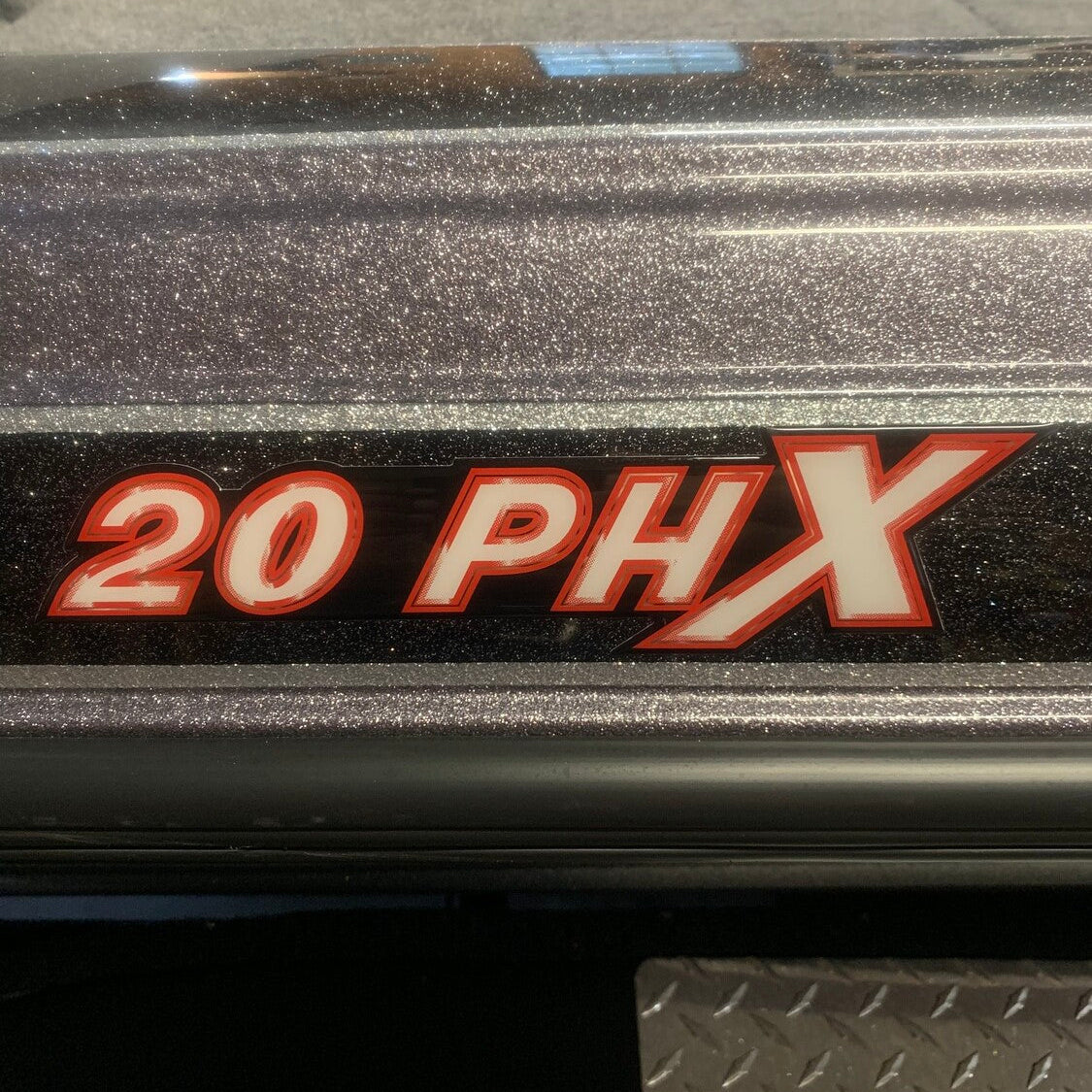 Phoenix Boats Model Number Domed Boat Decal, Factory Decal Matched Colors