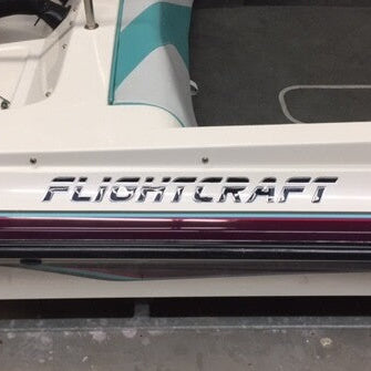 Malibu Flightcraft Domed Boat Decal
