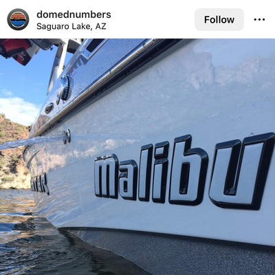 2015-2016 Malibu Wakesetter Domed Overlay Decal