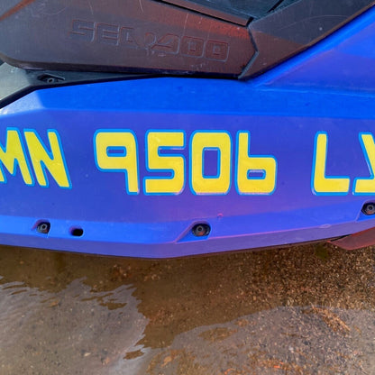 Sea Doo Spark Domed Registration