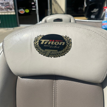Triton Boats Laurel Leaf Domed Seat Decal