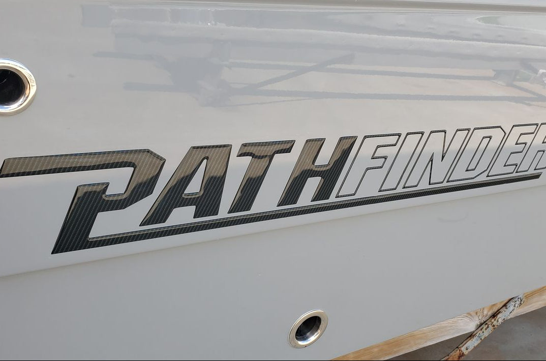 Pathfinder Domed Boat Decal