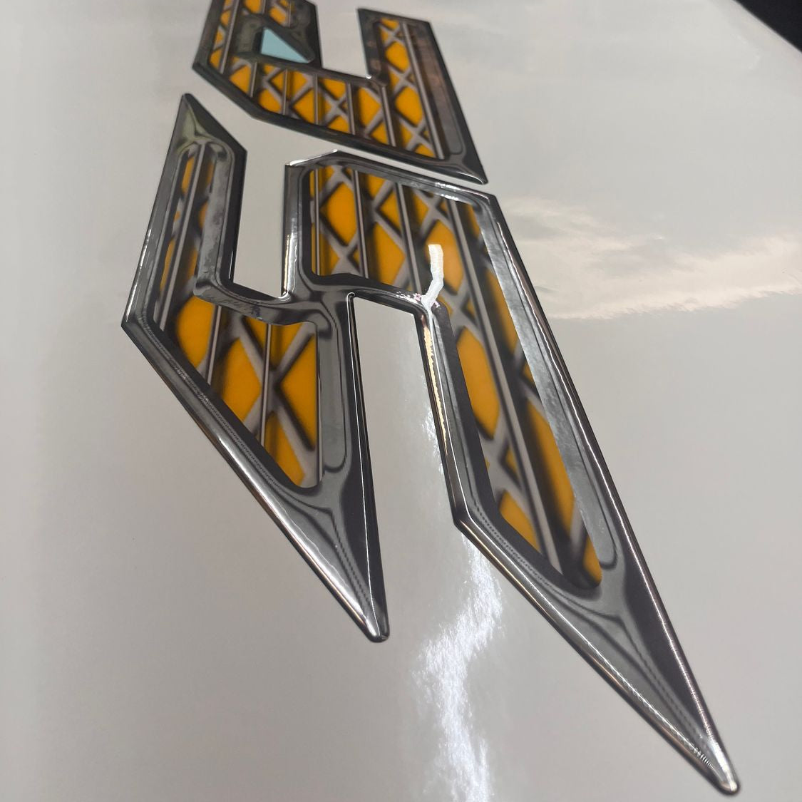 2007-2009 Malibu Wakesetter Domed Boat Decal, Factory Decal Matched Colors