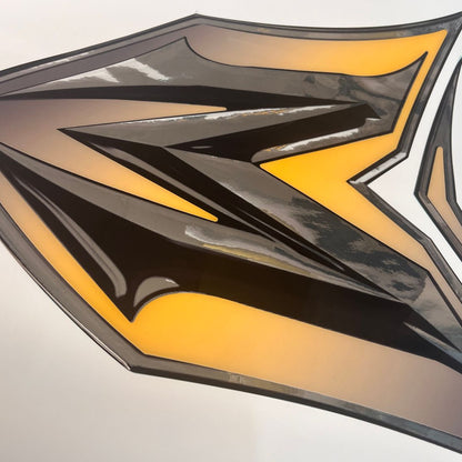 2007-2009 Malibu Wakesetter Domed Boat Decal, Factory Decal Matched Colors