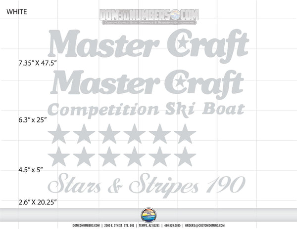 1993 MasterCraft 25th Anniversary Stars & Stripes