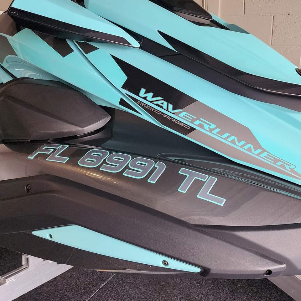 Yamaha Waverunner Domed Registration – Domed Numbers