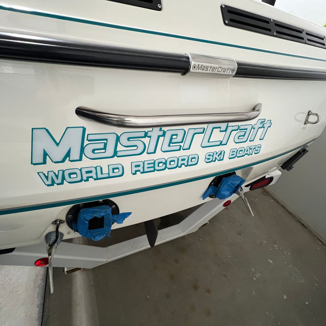 MasterCraft World Record Ski Boats Domed Boat Transom Decal