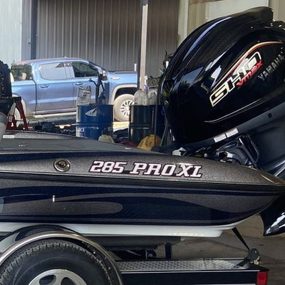 Stratos Boat Model Domed Decal, any model number