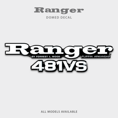 1986-1994 Ranger with Model Number Domed Boat Decal