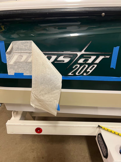 2001 -2007 MasterCraft Prostar Model Domed Boat Decal, Choose Your Model and Color