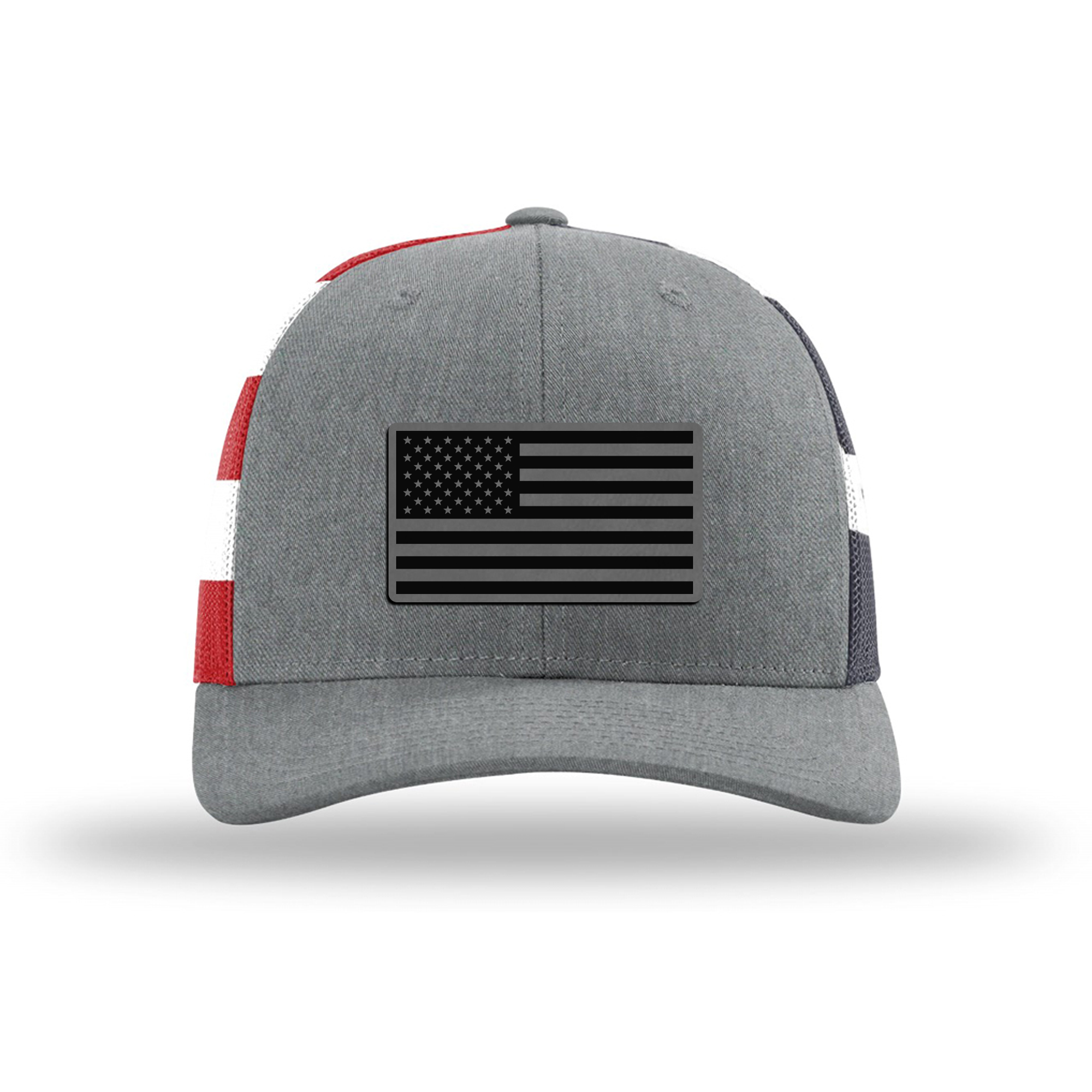 American Flag | Richardson 112 Leather Patch Hat