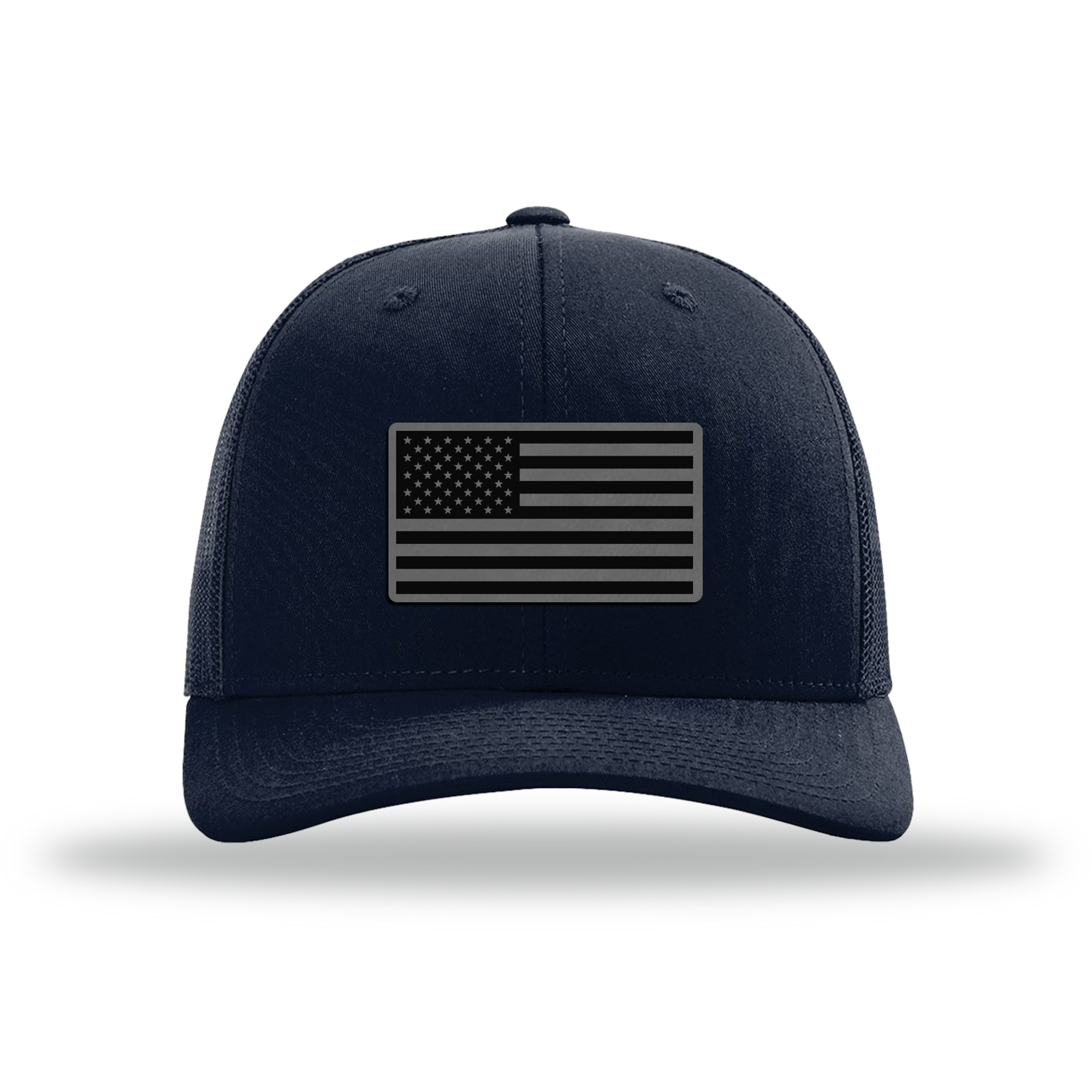 American Flag | Richardson 112 Leather Patch Hat
