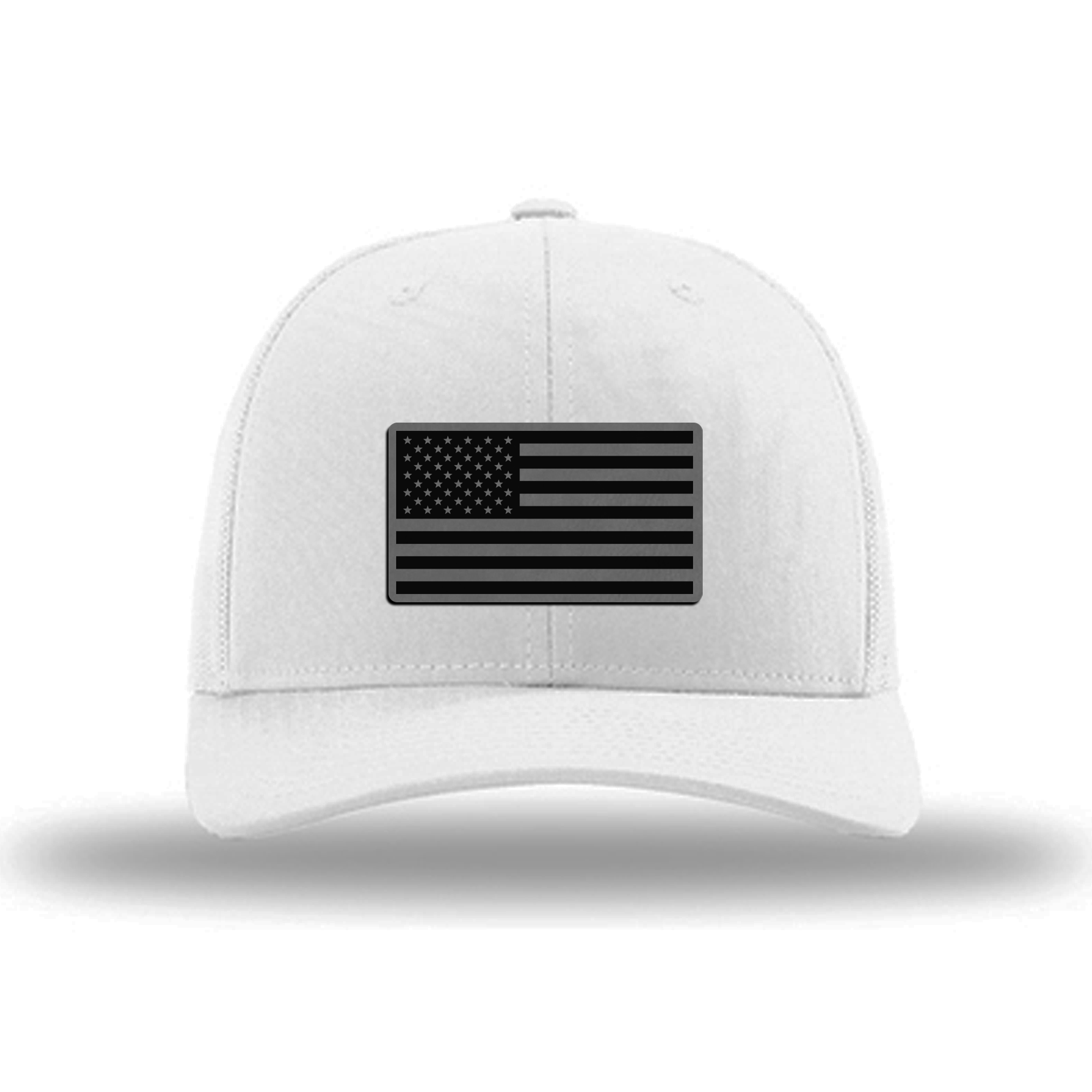 American Flag | Richardson 112 Leather Patch Hat