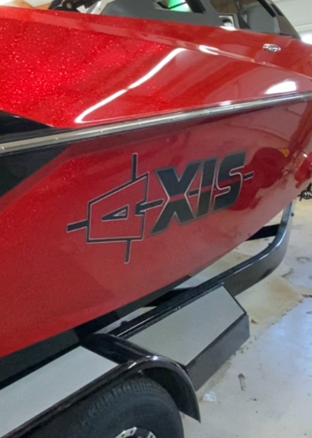 2017 2018 2019 Axis Boat Decal Replacement by Domed Numbers