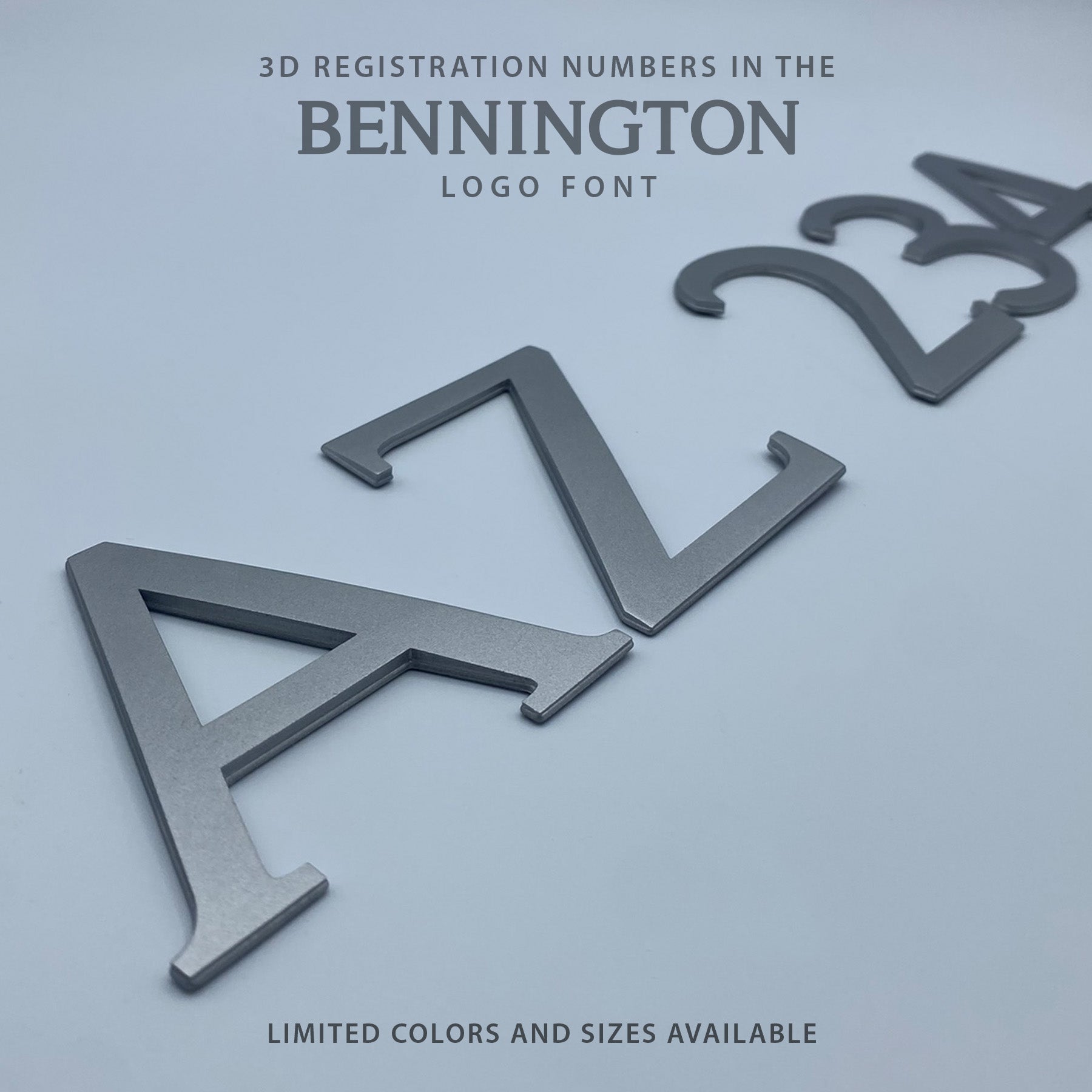 Bennington 3D Emblem Registration
