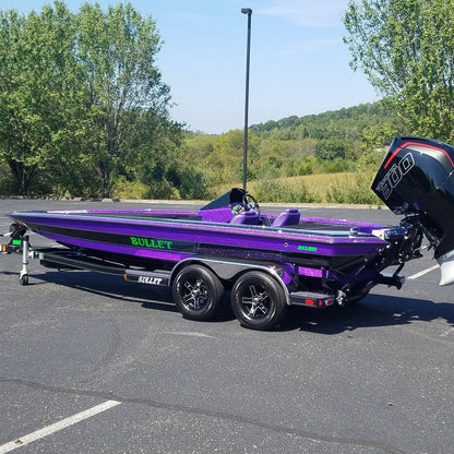 Bullet Boat Green by Domed Numbers