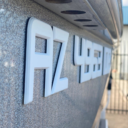 Centurion Boats 3D Emblem Matched Registration by Domed Numbers