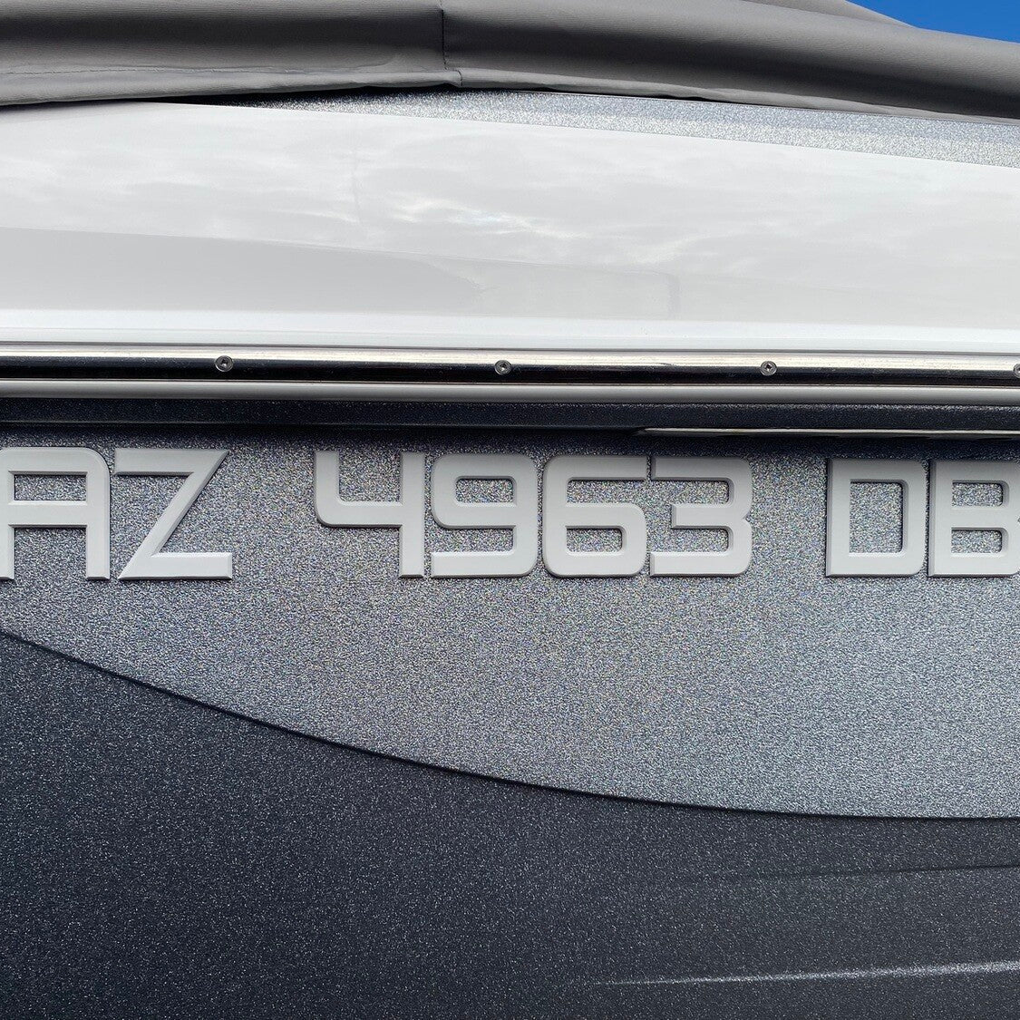 Centurion Boats 3D Raised Registration by Domed Numbers