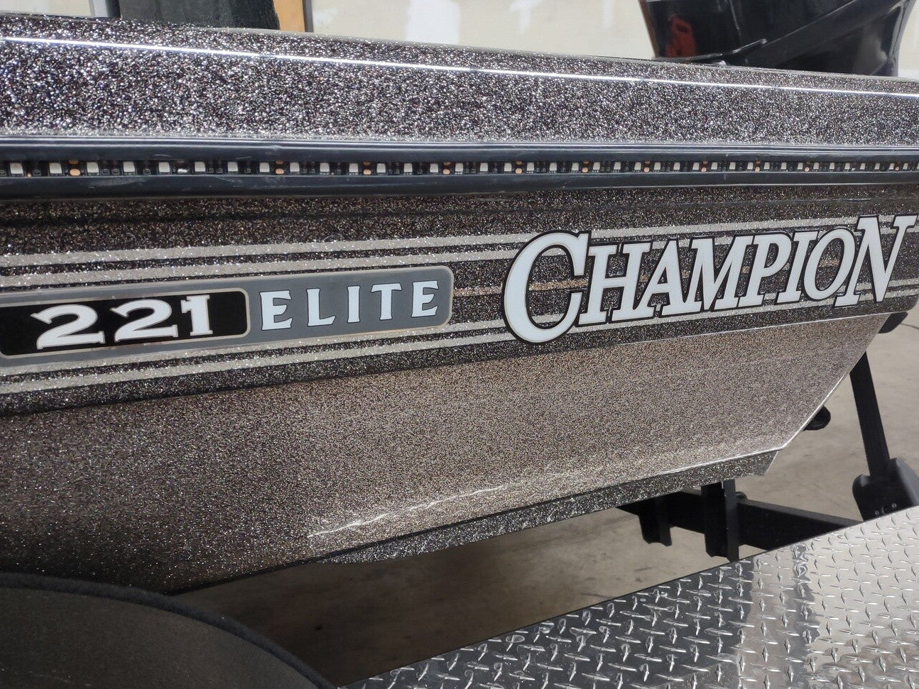Champion Boats 221 Elite Decals by Domed Numbers