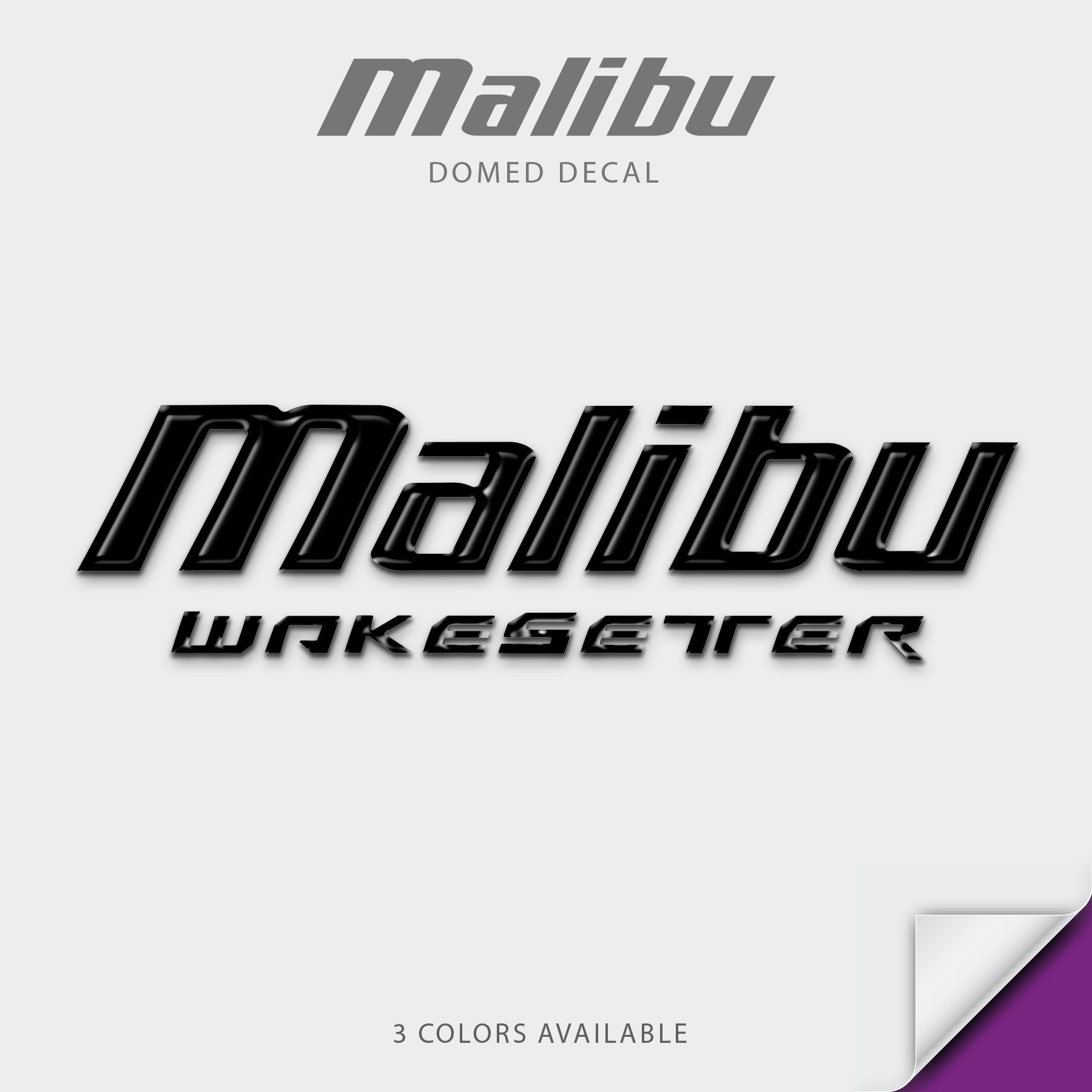 2020-2024 Malibu Domed Decal Overlay