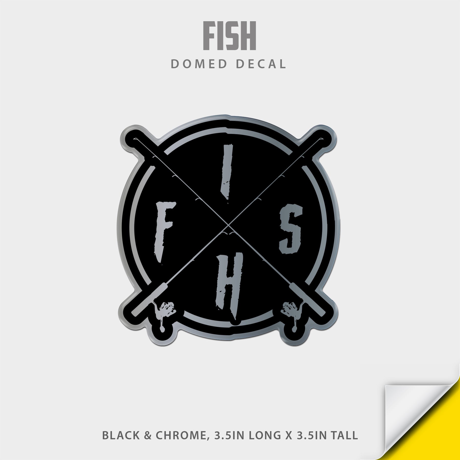 FISH! Domed Decal