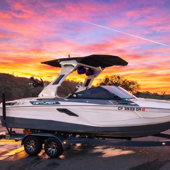 Kenzie Hickey Centurion Boats Wake surfer Registration by Domed Numbers