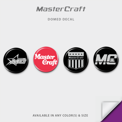 MasterCraft Circle Domed Steering Wheel Decal