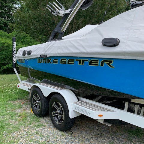 Malibu Wakesetter Domed Boat Decal by Domed Numbers 11