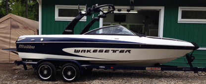 Malibu Wakesetter Domed Boat Decal by Domed Numbers 3