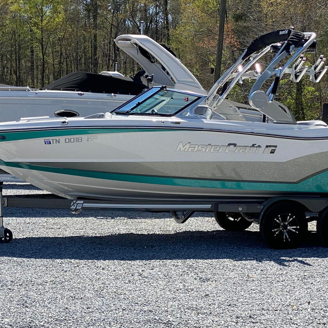 MasterCraft Satin Chrome Registration by Domed Numbers