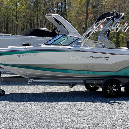 MasterCraft Satin Chrome Registration by Domed Numbers