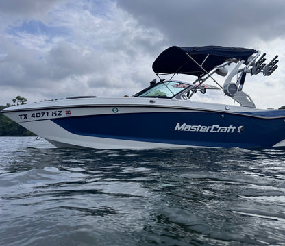 MasterCraft Navy Flake Boat Registration by Domed Numbers