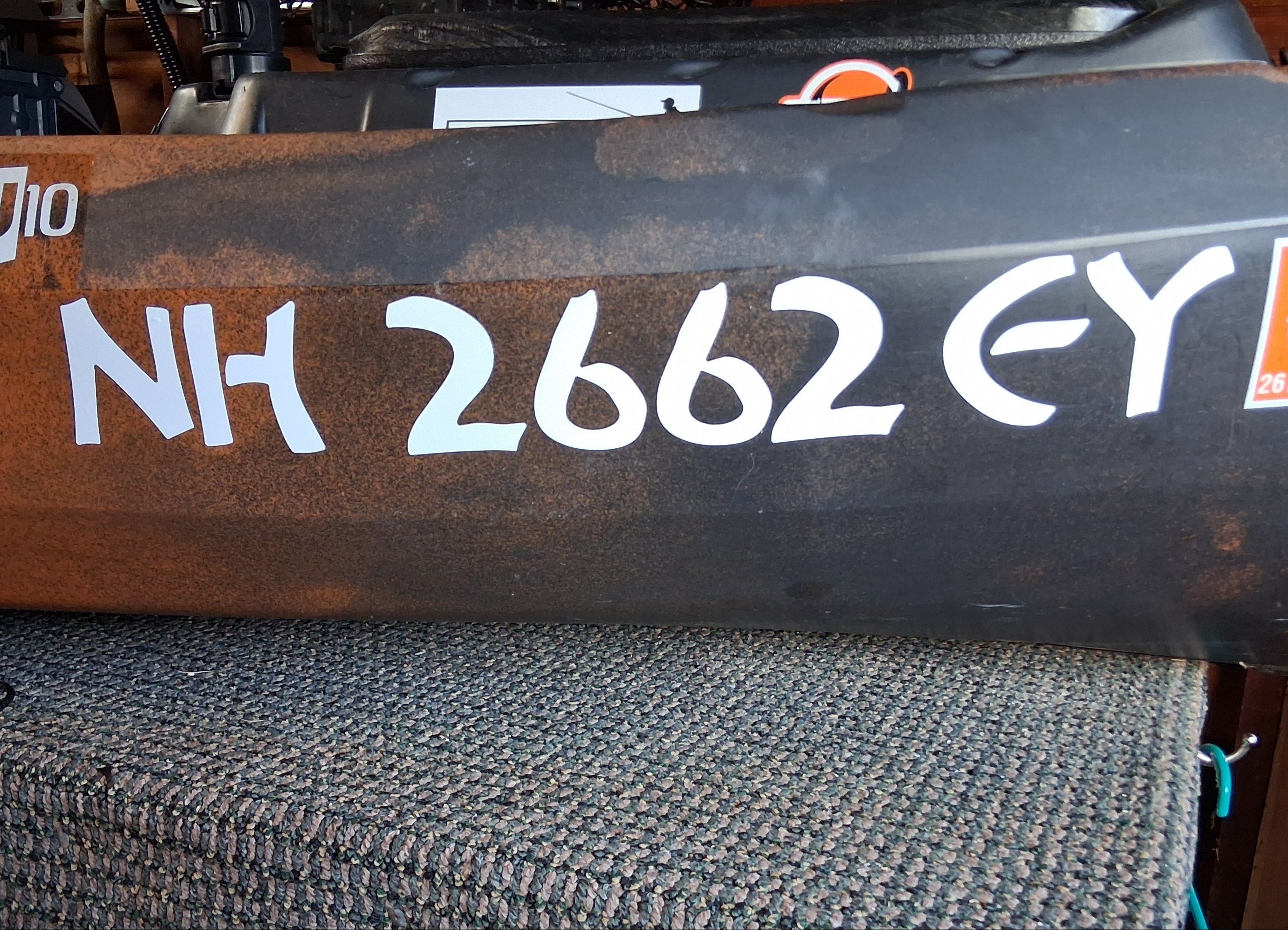 Nucanoe registration decals by Domed Numbers
