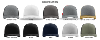 250 Eagle | Richardson 112 Leather Patch Hat
